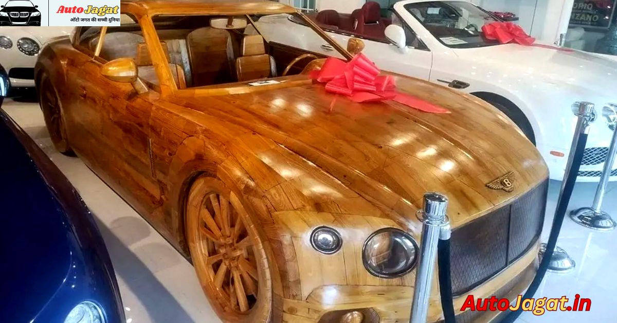 Crafting Elegance: The Wooden Bentley Continental GT Sculpture That Redefines Automotive Art