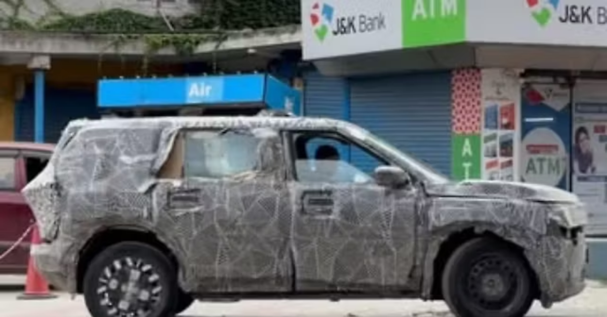 Tata Sierra Spied Testing in Srinagar