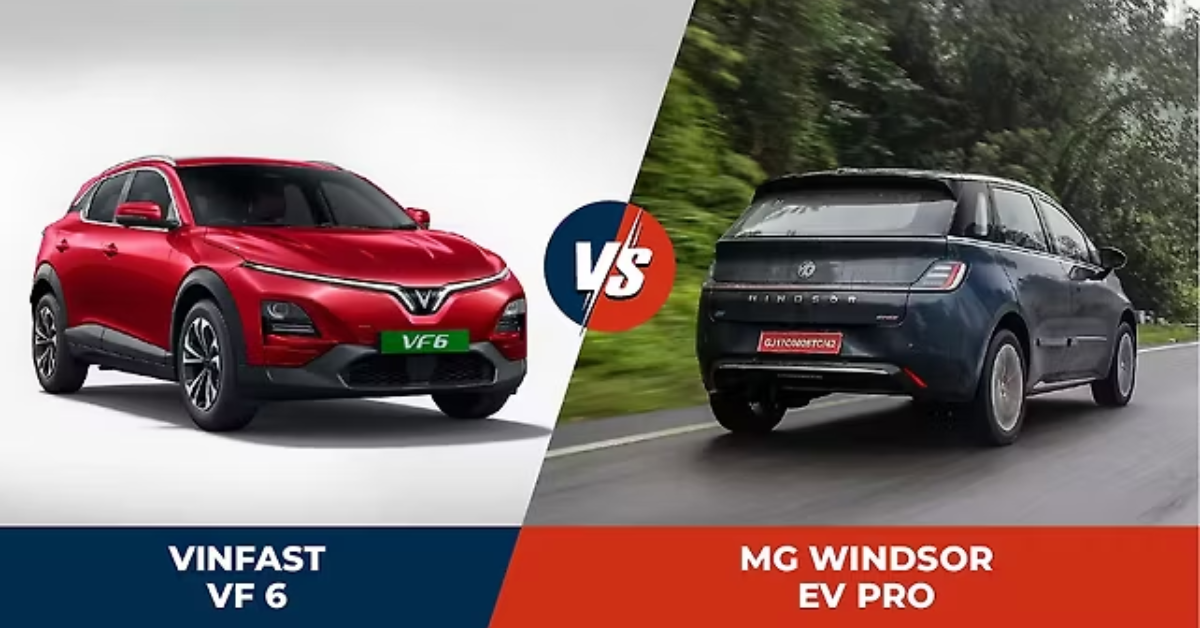 VinFast VF 6 vs MG Windsor EV Pro