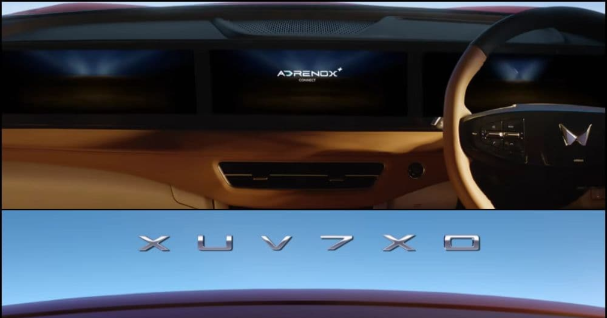 Mahindra XUV 7XO Interior Revealed