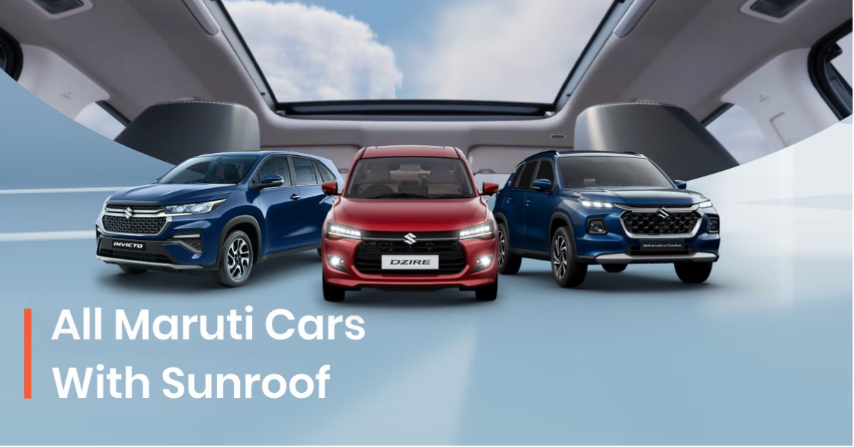 Maruti Suzuki Sunroof Cars in India 2025