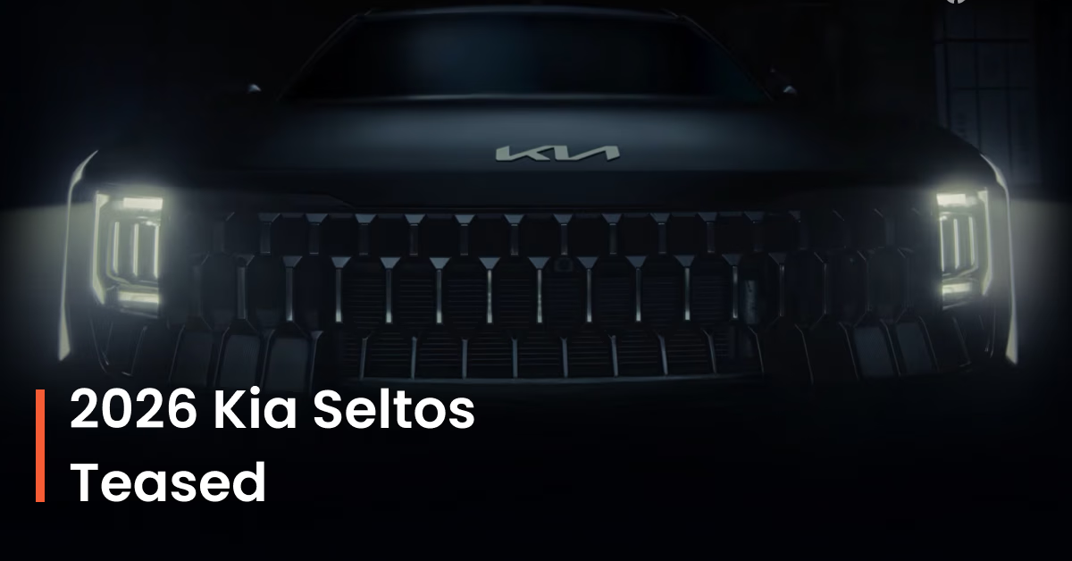 2026 Kia Seltos First Teaser Out