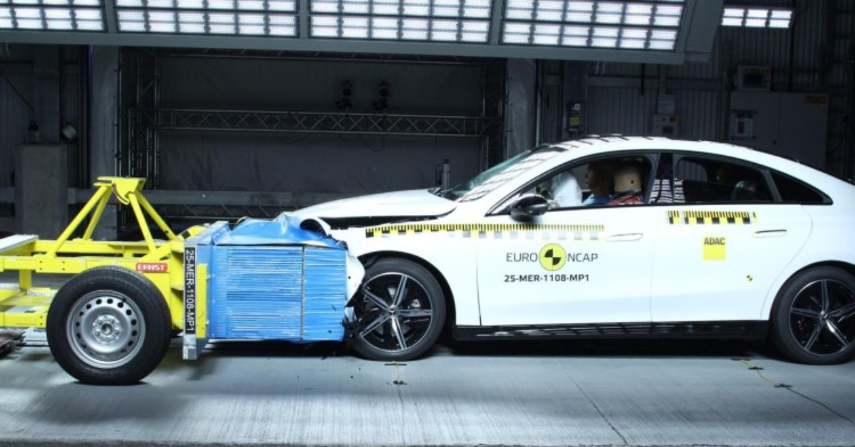 Mercedes-Benz CLA Scores Five Stars in Euro NCAP 2025 Crash Tests