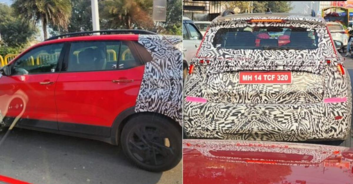 2025 Skoda Kushaq Facelift Spotted Testing