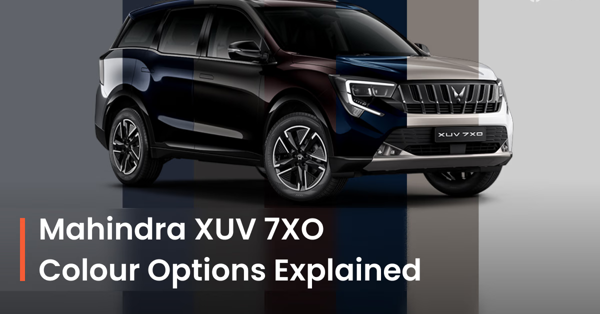 Mahindra XUV 7XO Colours Explained