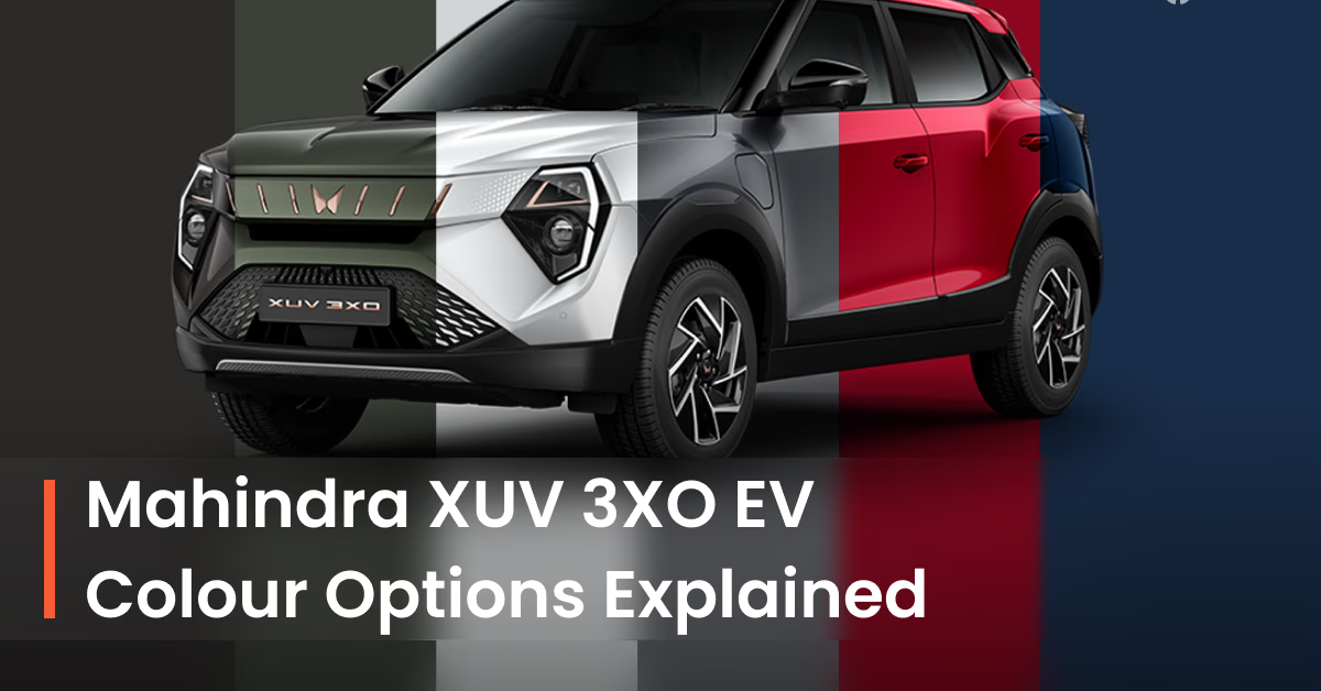 Mahindra XUV 3XO EV Colours Explained