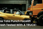 2026 Tata Punch Facelift Crash Video Reveals Impressive Safety After Truck Collision