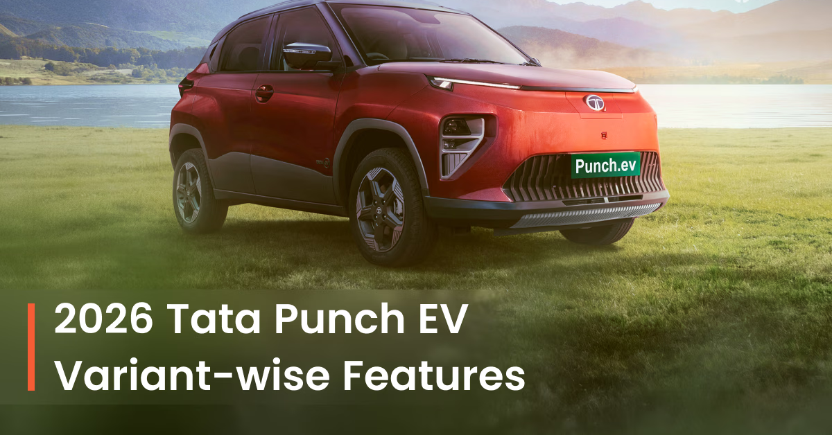 Tata Punch EV Facelift Variants & Features Explained