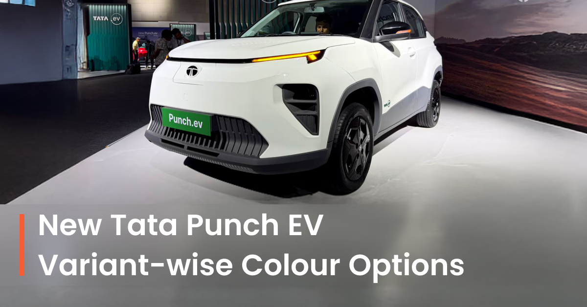 Tata Punch EV Colour Options 2026 – Variant-Wise Breakdown
