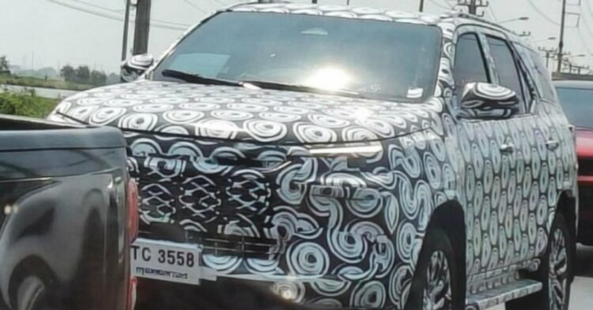 New Toyota Fortuner 2026 Spotted Testing