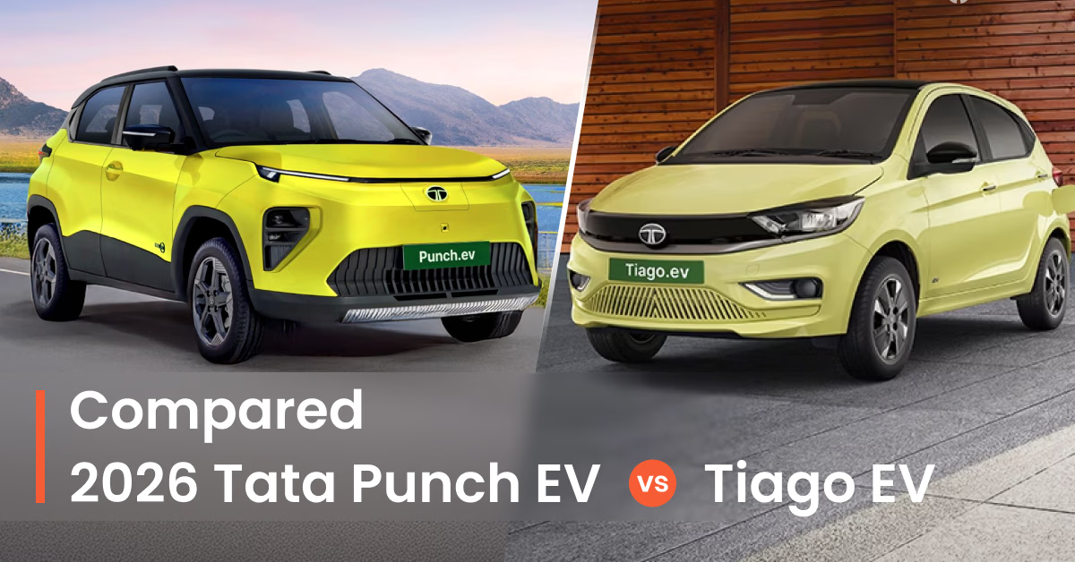 Tata Punch EV Facelift vs Tata Tiago EV 2026