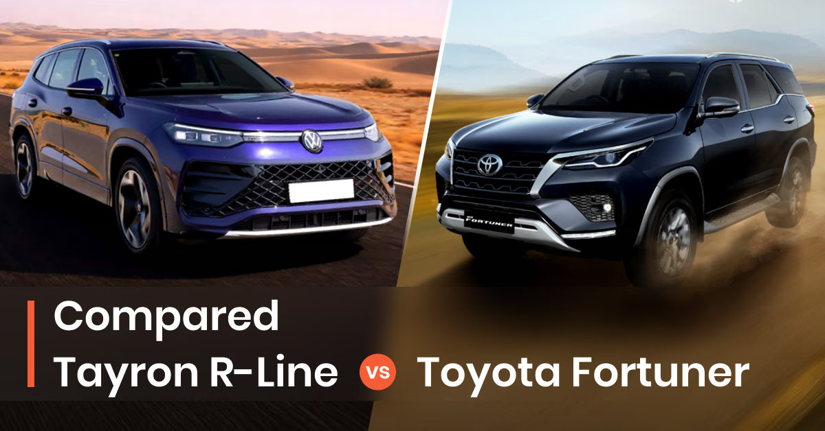Volkswagen Tayron R-Line vs Toyota Fortuner