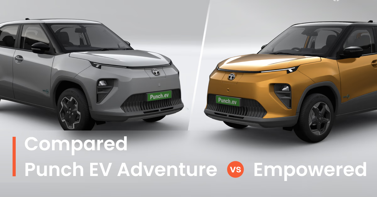 Tata Punch EV Adventure vs Empowered