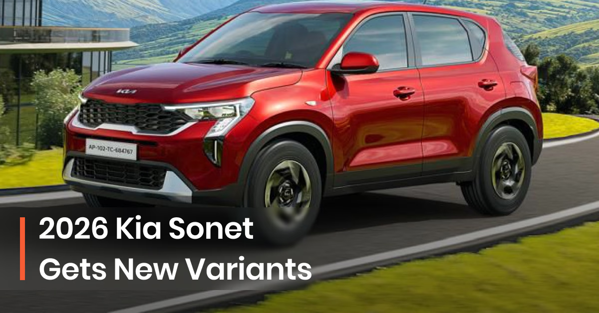 2026 Kia Sonet New Variants Launched