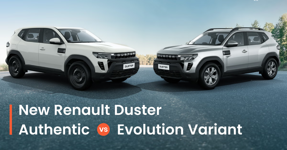 Renault Duster 2026 Authentic vs Evolution