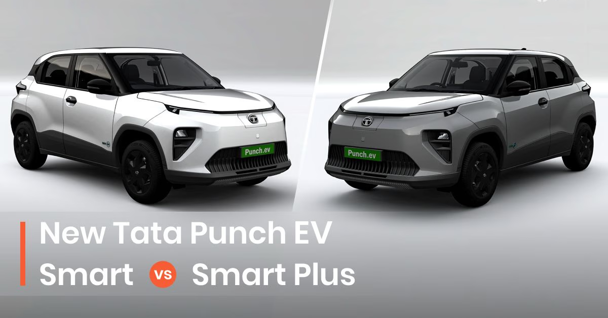 Tata Punch EV Smart vs Smart Plus Comparison