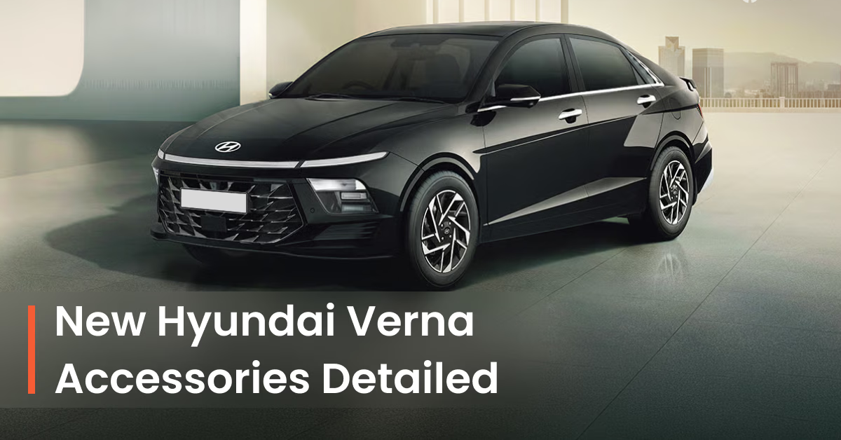 2026 Hyundai Verna Accessories Price List
