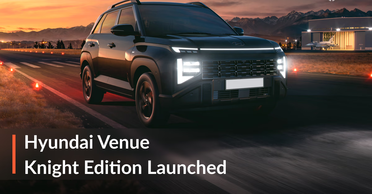 Hyundai Venue Knight Edition 2026 Price, Features & Specs