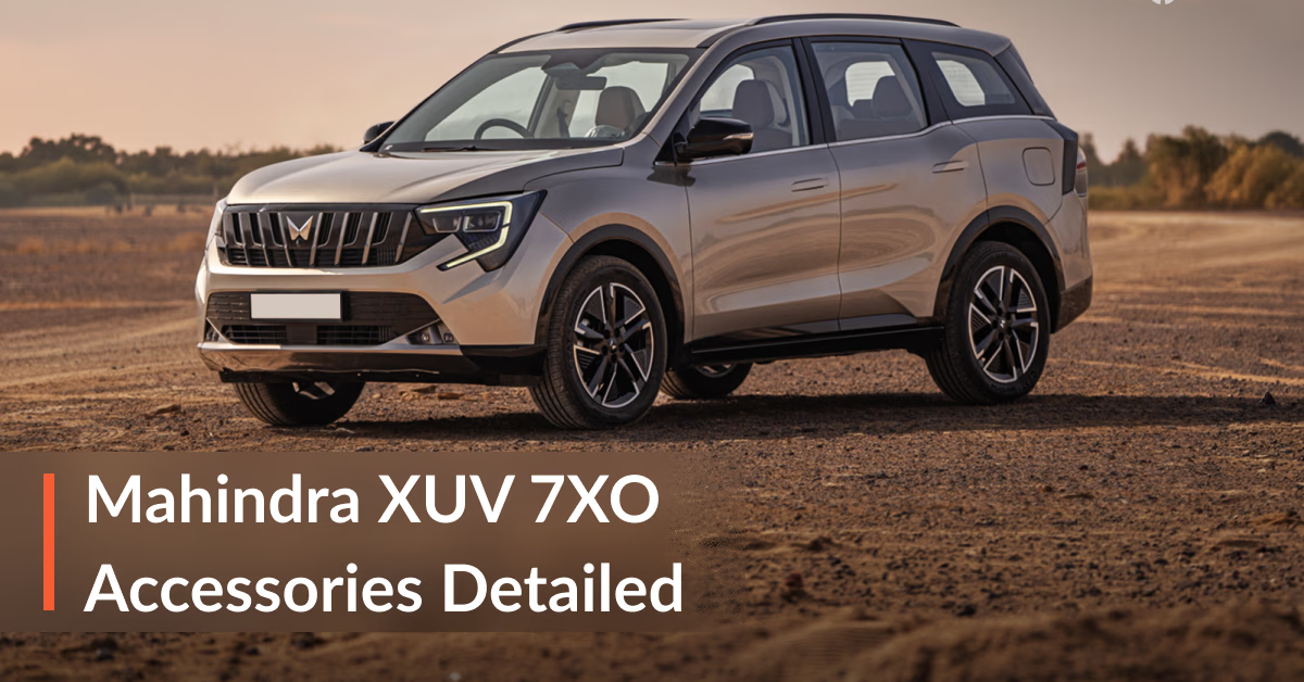 Mahindra XUV 7XO Accessories 2026
