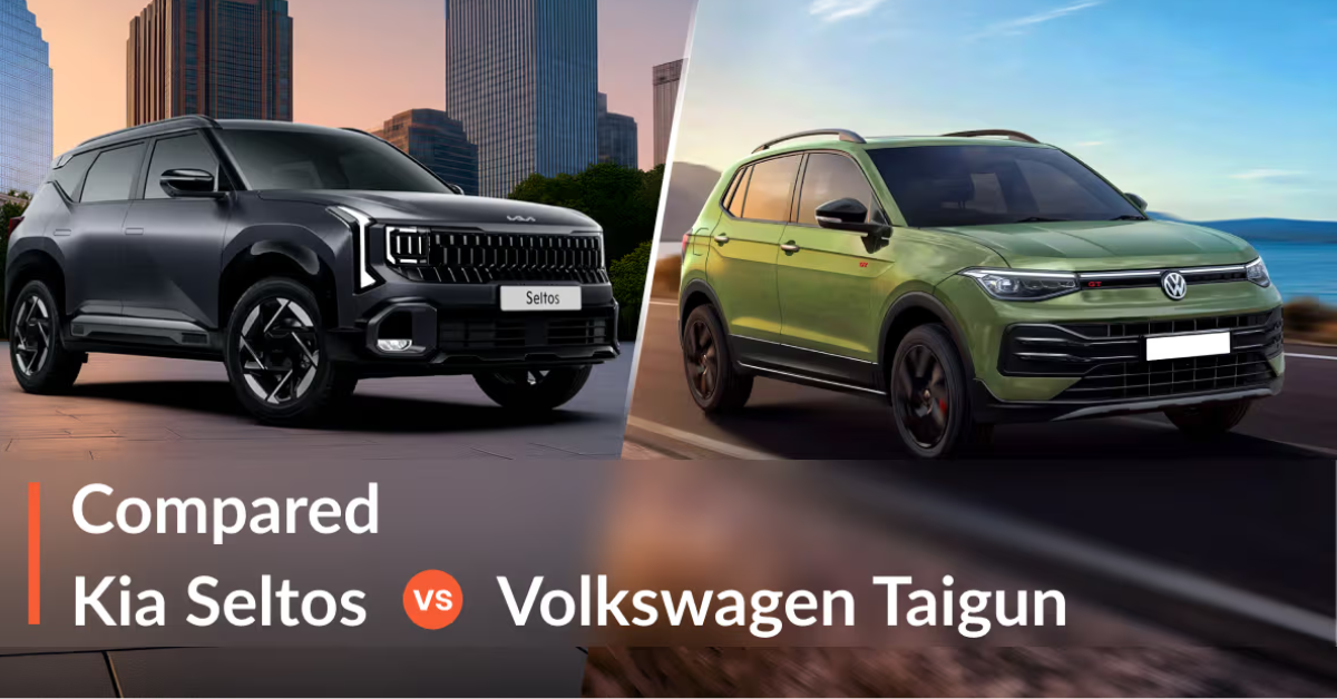 Kia Seltos vs Volkswagen Taigun 2026 Comparison