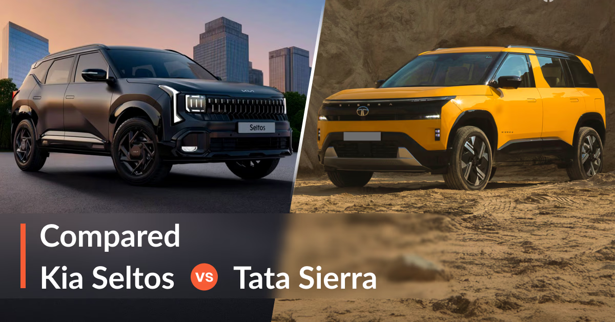 Kia Seltos Vs Tata Sierra 2026: Price, Features, Mileage