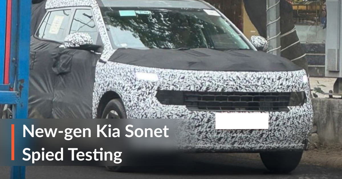New Generation Kia Sonet Spied In India
