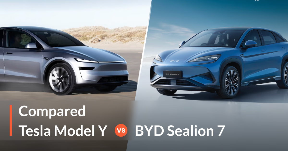 2026 Tesla Model Y vs BYD Sealion 7 Comparison