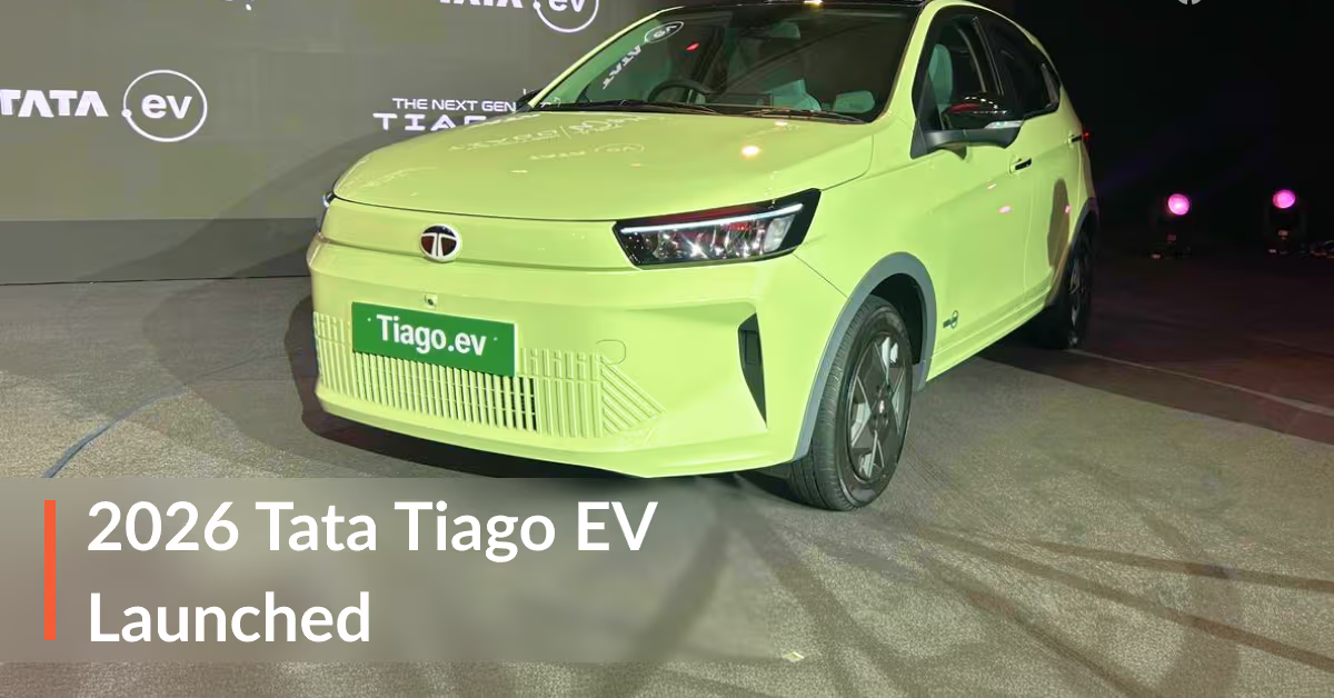 Tata Tiago EV Facelift 2026 Price, Range, Features & Battery Details