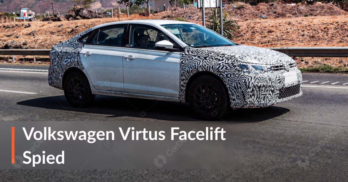2026 Volkswagen Virtus Facelift Spied