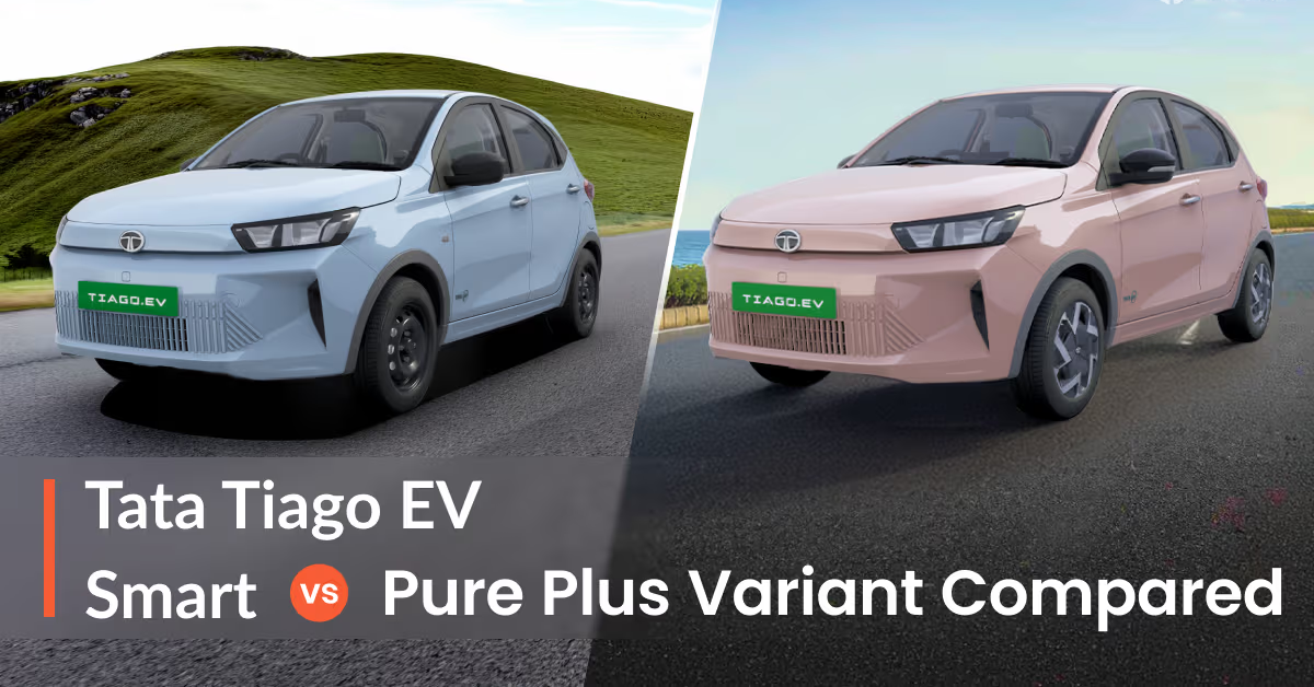 Tata Tiago EV Smart vs Pure Plus Comparison 2026