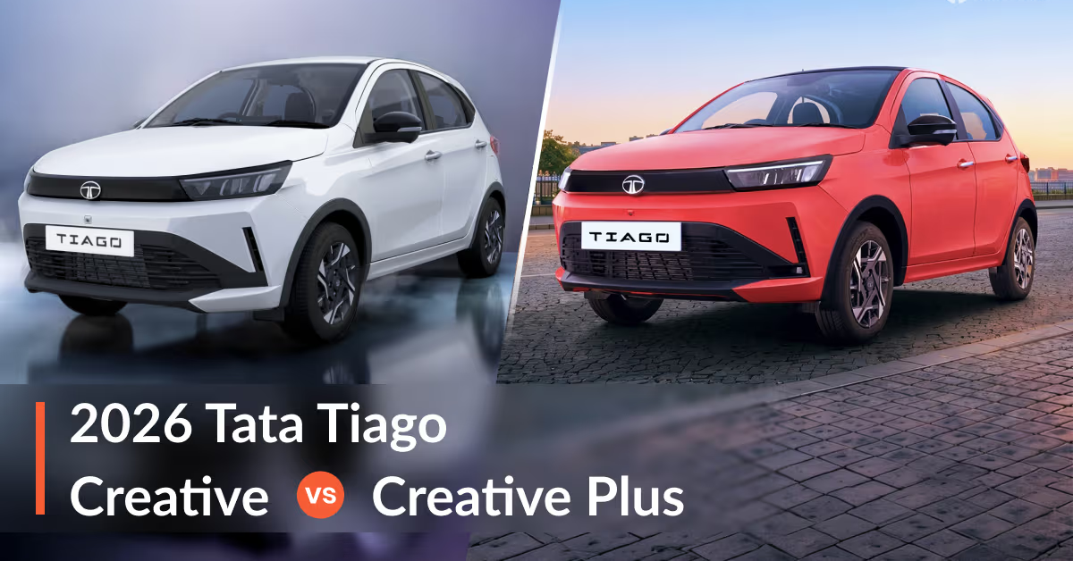 Tata Tiago Creative vs Creative Plus Comparison 2026