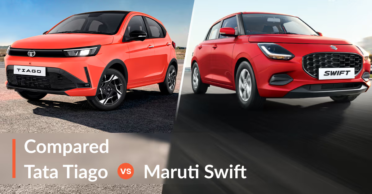2026 Tata Tiago Facelift vs Maruti Swift Comparison